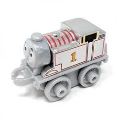 Toy Choo Choo Fisher-Price Thomas & Friends Mini Train Special Edition Metallic Platinum Thomas 2 Inch Scale Engine