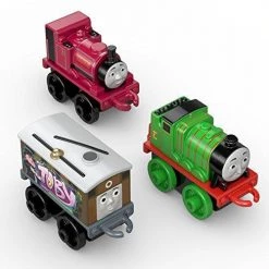 Fisher-Price Thomas & Friends MINIS Graffiti Toby, Classic Skarloey, Classic Henry Mini Train Engines