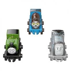 Fisher-Price Thomas & Friends MINIS Spooky Edward, Electrified Spencer Graffiti Luke Mini Train Engine 3 Pack