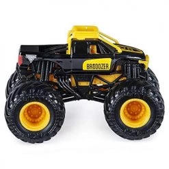 Monster Jam Brodozer 2020 Spin Master 1:64 Diecast Monster Truck With Wristband - Inverse Trucks
