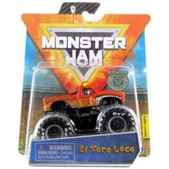 Toy Choo Choo Monster Jam 2020 Spin Master 1:64 Diecast Monster Truck With Wristband: Legacy Trucks El Toro Loco Orange