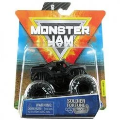 Toy Choo Choo Monster Jam 2020 Spin Master 1:64 Diecast Monster Truck With Wristband: Legacy Trucks Soldier Fortune Black Ops