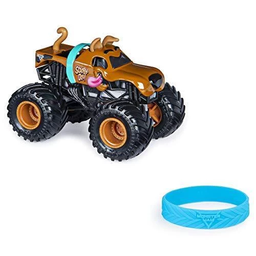 Monster Jam Ruff Crowd Scooby-Doo 1:64 Diecast Monster Truck With Wristband 2020 Spin Master 4 Monster Jam Ruff Crowd Scooby-Doo 1:64 Diecast Monster Truck With Wristband 2020 Spin Master