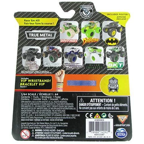 Toy Choo Choo Monster Jam 2020 Spin Master 1:64 Diecast Monster Truck With Wristband: World Finals Bounty Hunter 3 Toy Choo Choo Monster Jam 2020 Spin Master 1:64 Diecast Monster Truck With Wristband: World Finals Bounty Hunter