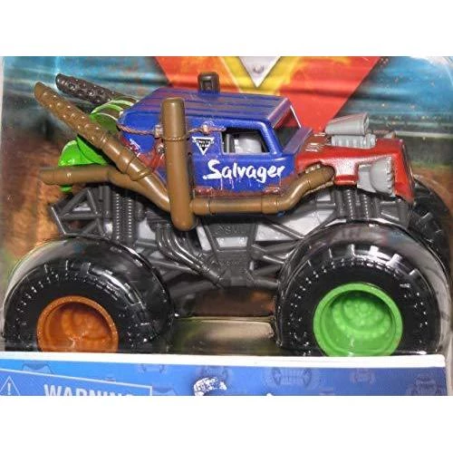 Toy Choo Choo Monster Jam 2020 Spin Master 1:64 Diecast Monster Truck With Wristband: Wreckless Trucks Salvager 3 Toy Choo Choo Monster Jam 2020 Spin Master 1:64 Diecast Monster Truck With Wristband: Wreckless Trucks Salvager