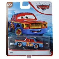 Toy Choo Choo Pixar Disney Cars 1:55 Scale Bill Thunder Hollow, Blue/red
