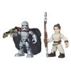 Toy Choo Choo Playskool Heroes Galactic Heroes Star Wars Resistance Rey (Jakku) & Captain Phasma