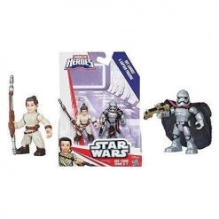 Toy Choo Choo Playskool Heroes Galactic Heroes Star Wars Resistance Rey (Jakku) & Captain Phasma
