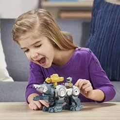 Toy Choo Choo Hasbro Playskool Heroes Power Rangers Silver Ranger & Wolf Zord 2 Pack