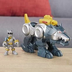 Toy Choo Choo Hasbro Playskool Heroes Power Rangers Silver Ranger & Wolf Zord 2 Pack