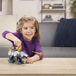 Toy Choo Choo Hasbro Playskool Heroes Power Rangers Silver Ranger & Wolf Zord 2 Pack