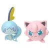 Toy Choo Choo Pokemon New Sword And Shield Battle Action Figure 2 Pack - Pikachu And Grookey 2" Figures Pokémon