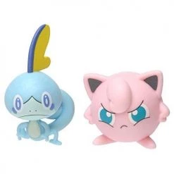 Toy Choo Choo Pokemon New Sword And Shield Battle Action Figure 2 Pack - Pikachu And Grookey 2" Figures Pokémon