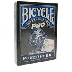 Toy Choo Choo Pro Poker Peek BICYCLE Deck - Blue Back (US Playing Card Company)