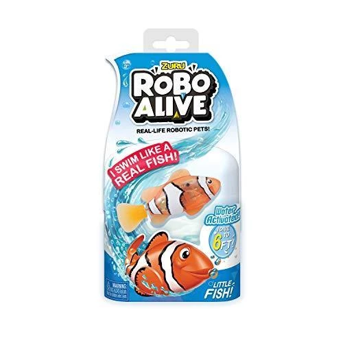 Toy Choo Choo Robo Alive Fish Tropical - Clown Fish 1 Toy Choo Choo Robo Alive Fish Tropical - Clown Fish