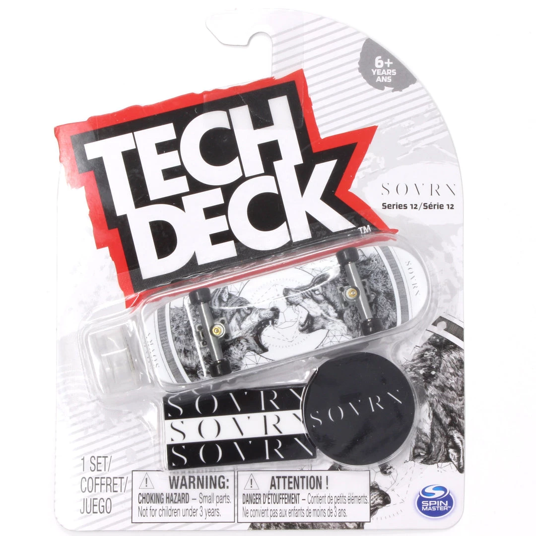 SOVRN Skateboards Geri & Freki Wolves Fingerboard Tech Deck Series 12 Ultra Rare Spin Master 1 SOVRN Skateboards Geri & Freki Wolves Fingerboard Tech Deck Series 12 Ultra Rare Spin Master