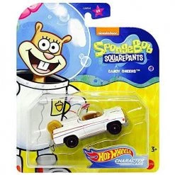 Toy Choo Choo Hot Wheels Spongebob Squarepants Collectible Sandy The Squirrel Character Car