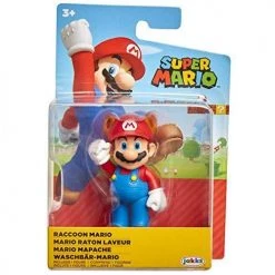 Toy Choo Choo Super Mario Raccoon Mario 2.5" Collectible Toy Action Figure 13 Toy Choo Choo Super Mario Raccoon Mario 2.5