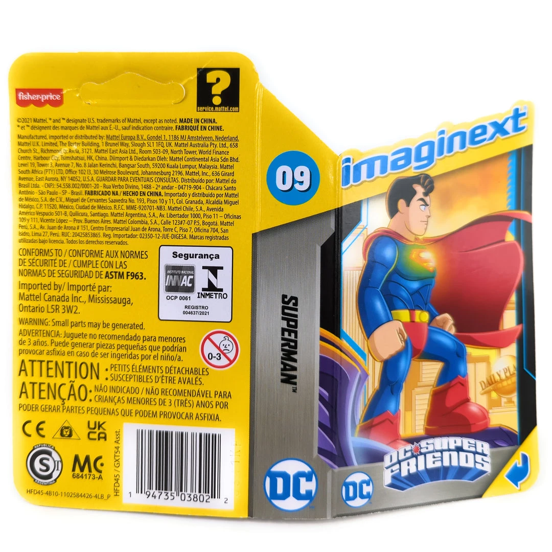 Imaginext DC Super Friends Superman Mini Action Figure 09 5 Imaginext DC Super Friends Superman Mini Action Figure 09
