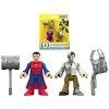 Toy Choo Choo DC Comics Imaginext DC Super Friends Superman & Metallo Figures 2.5"