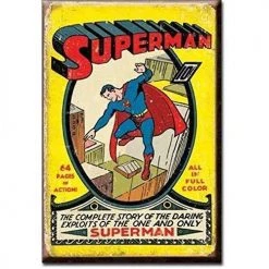 Toy Choo Choo DC Comics Superman No1 Cover Refrigerator Magnet, 2" X 3"