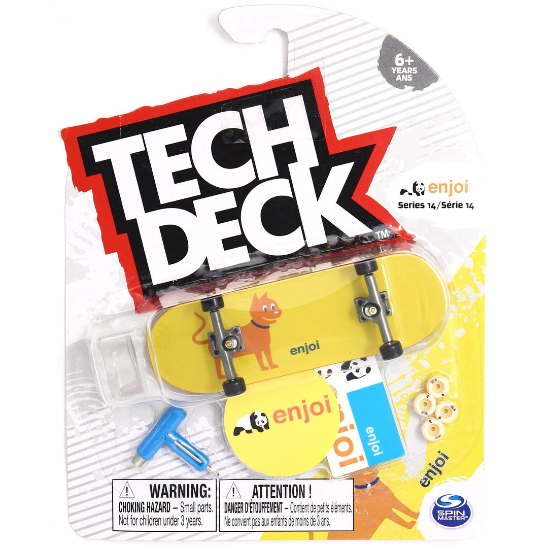 Tech Deck Series 14 Enjoi Skateboards Orange Cat Fingerboard Spin Master 1 Tech Deck Series 14 Enjoi Skateboards Orange Cat Fingerboard Spin Master