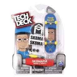 Toy Choo Choo Tech Deck Series 4 Sk8Mafia Peter Smolik Skateboarding W Sticker & Stand Spin Master