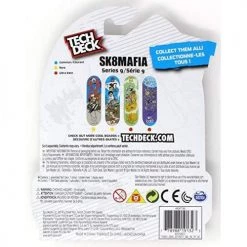 Toy Choo Choo Spin Master Tech Deck Sk8Mafia Skateboards Rare Series 9 Javier Sarmiento Fun Rail Grind With Guitar Fingerboard