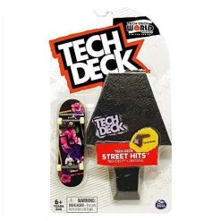 Spin Master TECH DECK Street Hits World Edition Limited Series Complete Fingerboard And Skateboard Obstacle