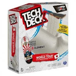 Toy Choo Choo TECH DECK Build-A-Park World Tour, PFK Skate Support Center – Japan, Ramp Set With Element Skateboards Signature Fingerboard