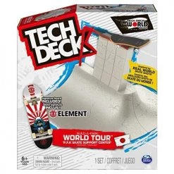 Toy Choo Choo TECH DECK Build-A-Park World Tour, PFK Skate Support Center β Japan, Ramp Set With Element Skateboards Signature Fingerboard