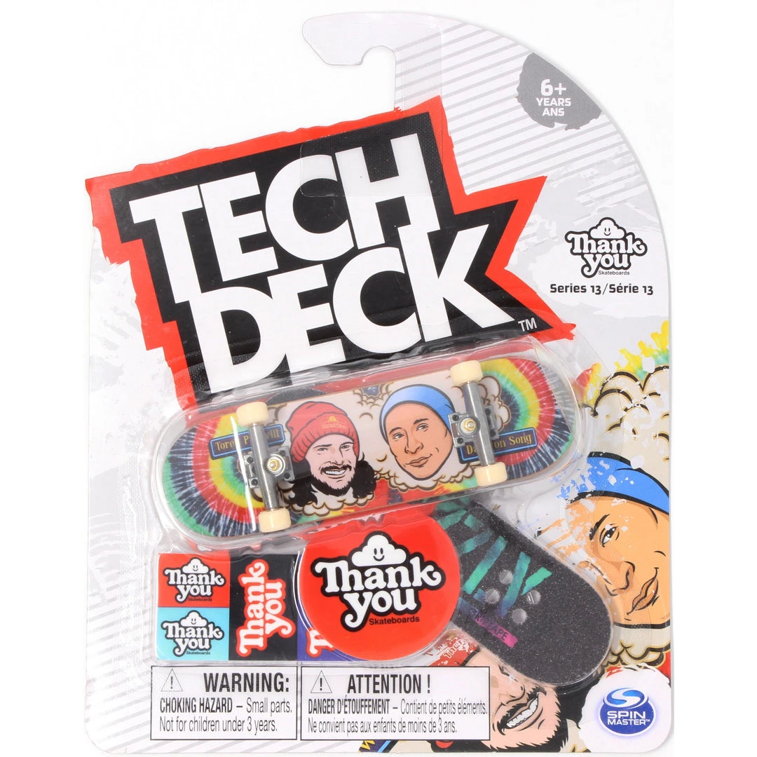 Thank You Skateboards Torey Pudwill And Daewon Song Buddies Deck Fingerboard Tech Deck Series 13 Rare With Grizzly Griptape Spin Master 1 Thank You Skateboards Torey Pudwill And Daewon Song Buddies Deck Fingerboard Tech Deck Series 13 Rare With Grizzly Griptape Spin Master