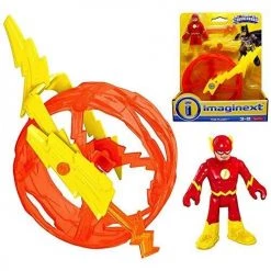 Toy Choo Choo Imaginext DC Super Friends The Flash With Rolling Wheel DC Comics