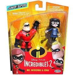 Toy Choo Choo All Toys The Incredibles 2 Miniature 3-Inch Precool Mr Incredible & Edna 2-Pack Action Figures