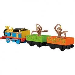 Toy Choo Choo Thomas & Friends Fisher-Price Trackmaster, Monkey Mania Thomas Toy, Multicolor