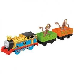 Toy Choo Choo Thomas & Friends Fisher-Price Trackmaster, Monkey Mania Thomas Toy, Multicolor