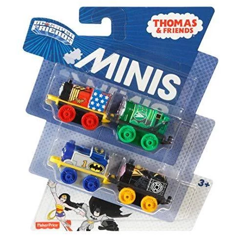 Toy Choo Choo Thomas & Friends MINIS DC Super Friends Character #2 (4 Pack) DC Comics 4 Toy Choo Choo Thomas & Friends MINIS DC Super Friends Character #2 (4 Pack) DC Comics