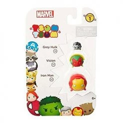 Toy Choo Choo TSUM TSUM Marvel 3-Pack: Iron Man/Vision/Hulk (Grey) Toy Figure
