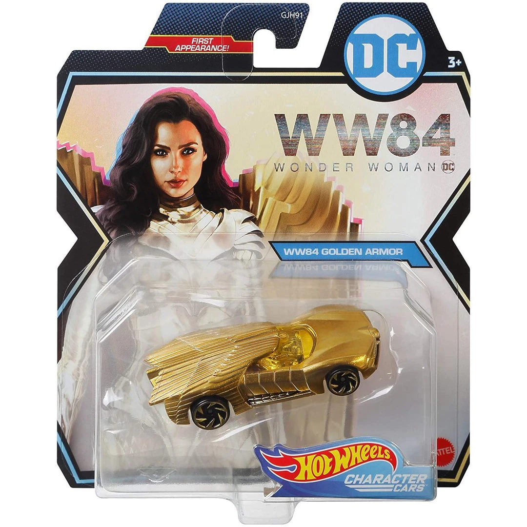 WW84 Golden Armor Wonder Woman First Appearance Hot Wheels DC Comics Character Cars 1 WW84 Golden Armor Wonder Woman First Appearance Hot Wheels DC Comics Character Cars