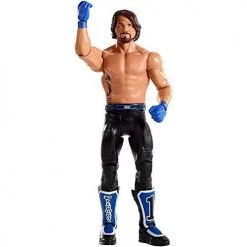 Toy Choo Choo WWE Basic Series #68 B - AJ Styles Figure Chase With Slammy Award By Mattel Collectibles