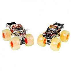 Toy Choo Choo Zombie & Captain's Curse Glow In The Dark Tires Monster Jam 2-Pack